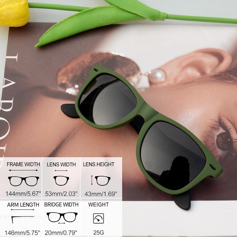 Joopin Square Sunglasses Polarized UV Protection Trendy Designer Sun Glasses Men Women - Image 4